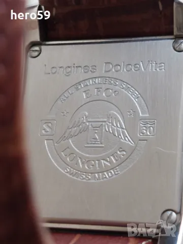 Longines-DolceVita-Мъжки часовник Лонжин ДолчеВита модел,XXL, снимка 11 - Мъжки - 47787250