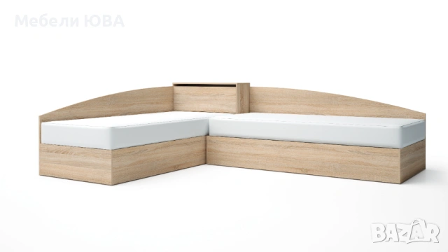 Високи Ъглови легла 90/200см, снимка 5 - Спални и легла - 46215264