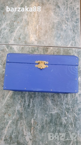 Дървена рисувана кутия на Св. Франциск, снимка 2 - Колекции - 53612294