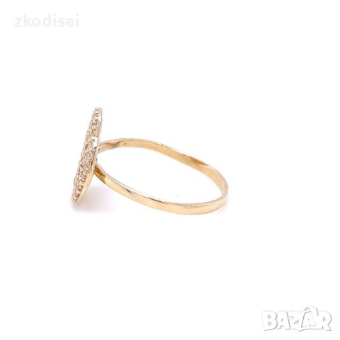 Златен дамски пръстен 1,97гр. размер:57 14кр. проба:585 модел:21882-1, снимка 3 - Пръстени - 44202442