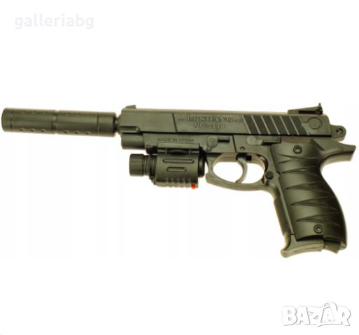 Еърсофт играчка пистолет с лазер и сачми - GLOCK 399B AIRSOFT, снимка 2 - Други - 44212738