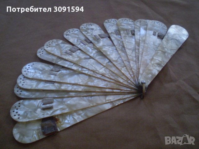 1930г Дамско Ветрило Целулит, снимка 3 - Антикварни и старинни предмети - 33840923