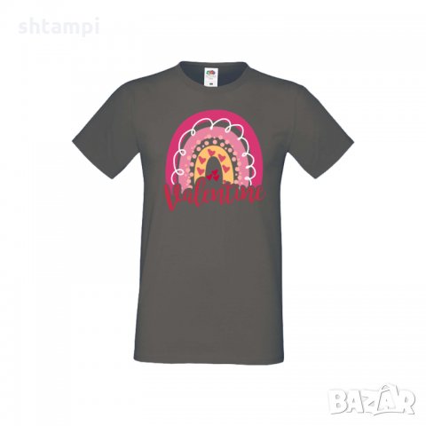 Мъжка тениска Свети Валентин Valentine Rainbow, снимка 2 - Тениски - 35712414