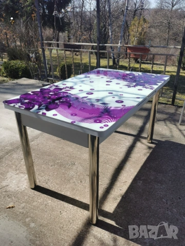 Кухненска /трапезна/ разтегателна маса, снимка 3 - Маси - 53857025