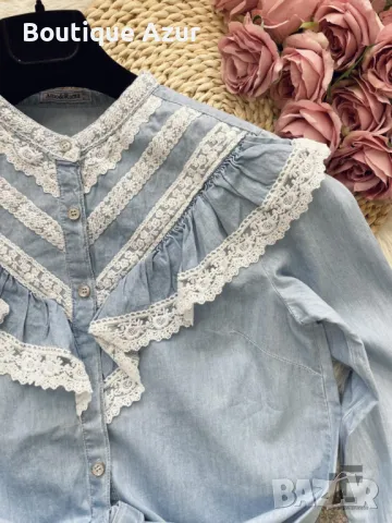 Дънкова Риза LFS Bohemia , снимка 2 - Ризи - 50327359