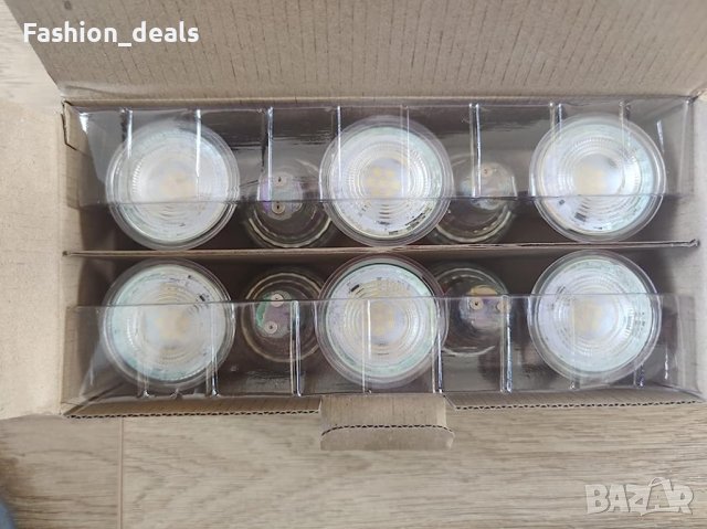 Нови 10 броя PCS-40 Светодиодни крушки/4,5W 5000K бяла дневна светлина, снимка 8 - Други - 41396266