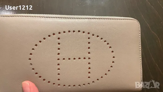 Hermes дамско портмоне естествена кожа , снимка 7 - Портфейли, портмонета - 47882577