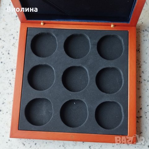 Кутия за монети , снимка 2 - Нумизматика и бонистика - 41508241