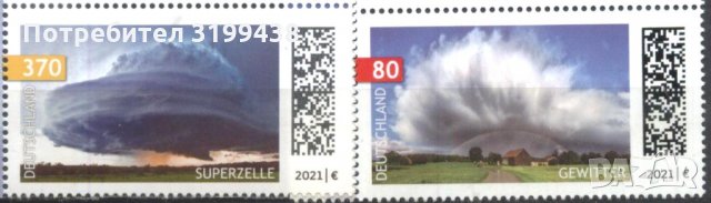 Чисти марки Природни явления 2021 от Германия, снимка 1 - Филателия - 34412551