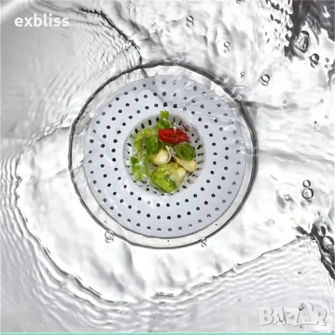 Универсална пластмасова цедка за мивка, снимка 5 - Мивки - 49740901