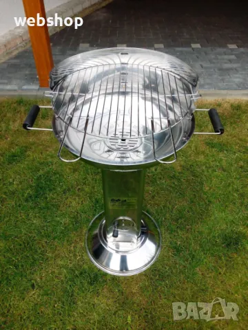 Скара на дървени въглища ACTIVA Bavaria, Немско Барбекю с хромирана решетка, снимка 1