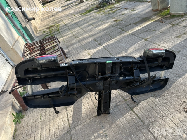 немски сгъваем багажник за теглич за два велосипеда, снимка 12 - Аксесоари за велосипеди - 52809015