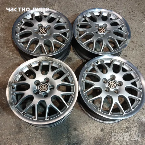 BBS   оригинални VW  разглобяеми 16 цола 5Х100, снимка 15 - Гуми и джанти - 48414185