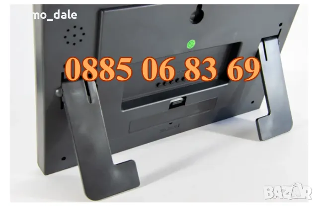 Голям настолен часовник KD-3809N, стенен часовник с термометър и календар, снимка 2 - Стенни часовници - 47517397