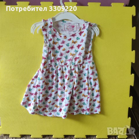 Рокли 80 размер, снимка 1 - Бебешки рокли - 41400530