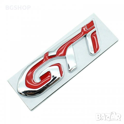 GTI емблема Silver - Red, снимка 4 - Аксесоари и консумативи - 35723971