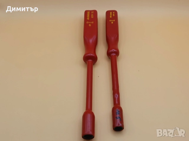 Smalcalda изолирани отвертки вътрешен шестостен 8 мм и 9 мм, снимка 3 - Други инструменти - 53686650