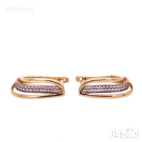 Златни обеци 3,98гр. 14кр. проба:585 модел:36277-4