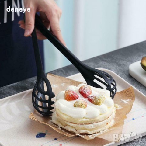 1177 Мултифункционална кухненска щипка за сервиране и готвене 27.5см, снимка 7 - Прибори за хранене, готвене и сервиране - 26650812