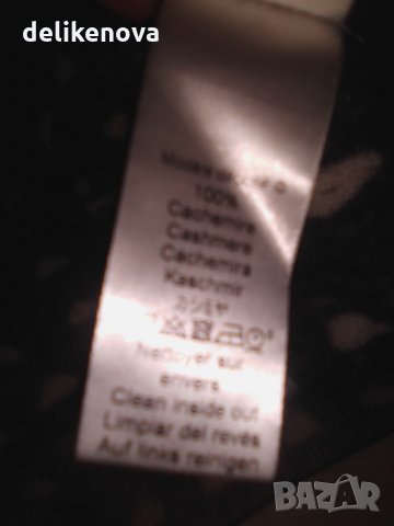 Кашмир KENZO. Original. Унисекс Кашмирен пуловер, снимка 7 - Пуловери - 34744874