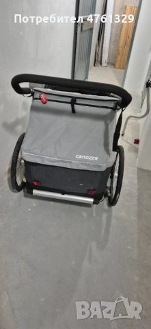 Количка близнаци  количка за колело. Рикша , снимка 7 - Детски колички - 53786853