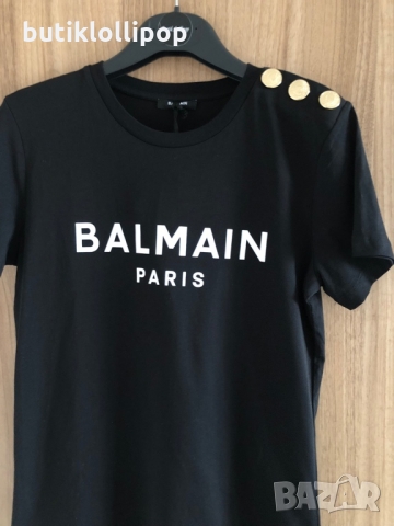 Тениска Balmain ❤️, снимка 2 - Тениски - 36111949