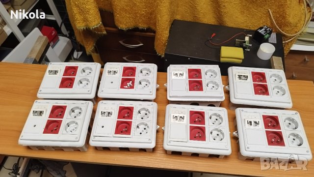 Конзоли с контакти и R&M - FTP розетки 6 и 8бр Cimabox, снимка 2 - Ключове, контакти, щепсели - 44424866