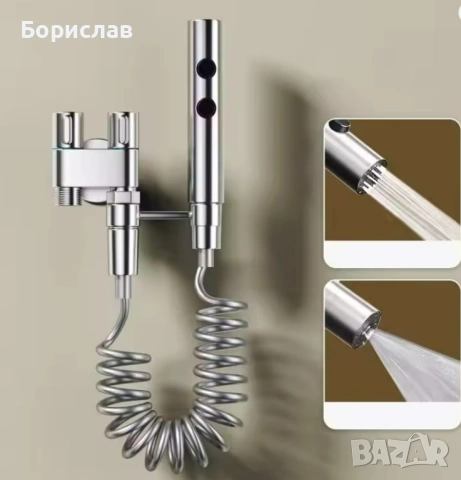 Хигиенен душ - Хром,Бял,Черен и Оръжейно сив, снимка 2 - Душове - 53853981