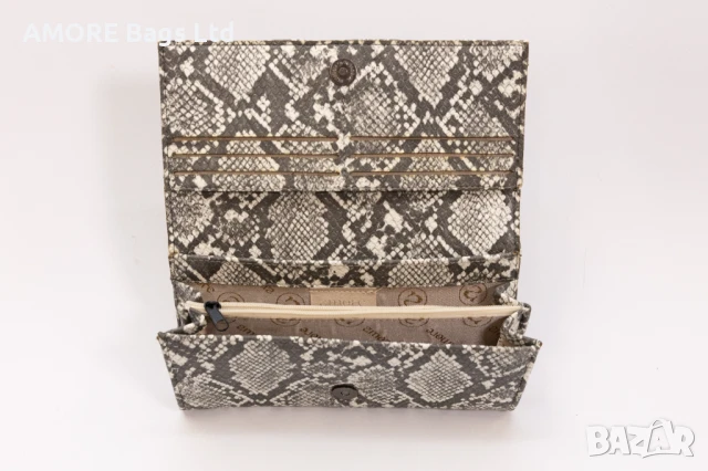 Дамски портфейл AMORE Ginevra - Black, снимка 7 - Портфейли, портмонета - 50657176