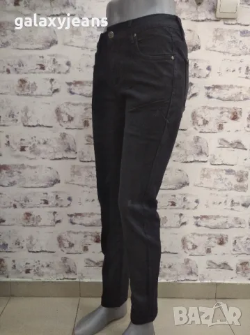 Gudi- черни дънки, лек слим, малко избелени, леко надрани, мек деним с еластан, по- къси, снимка 1