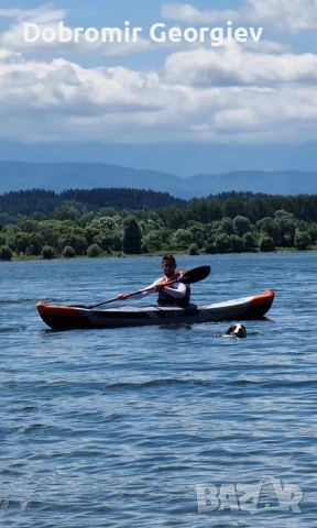 Надуваем dropstitch каяк ITWIT X500 + неопренова шприцка, снимка 9 - Водни спортове - 53811025