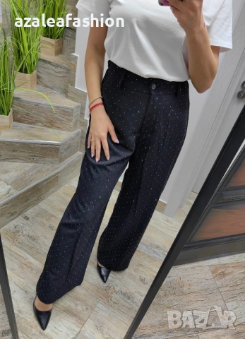Дамски панталон с камъчета, снимка 8 - Панталони - 53220511