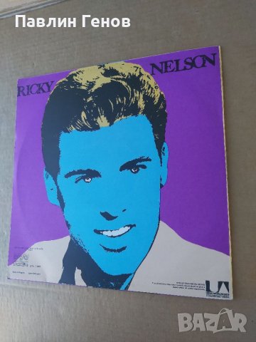 Грамофонна плоча Ricky Nelson, снимка 4 - Грамофонни плочи - 41401612