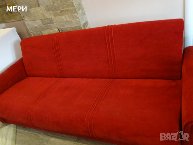 ИЗГОДНО! Холна гарнитура разтегателен диван + ПОДАРЪК 2 кресла, снимка 2 - Дивани и мека мебел - 34554985