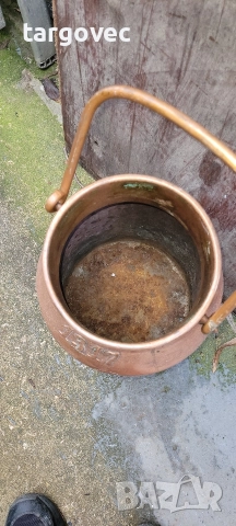 стар декоративен гюм за мляко, снимка 3 - Вази - 52646176