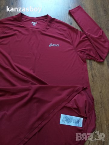 Asics LS CREW - страхотна мъжка блуза КАТО НОВА, снимка 7 - Спортни дрехи, екипи - 40900813