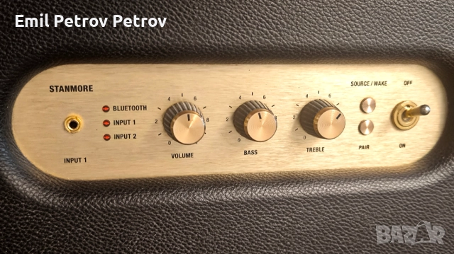 Marshall Stanmore 1 без opt. Bluetooth Тонколона висок клас, снимка 3 - Тонколони - 52962710