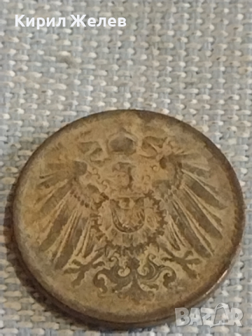 Четири монети DEUTCHES REICH PFENNIG Германия стари редки за КОЛЕКЦИОНЕРИ 31506, снимка 9 - Нумизматика и бонистика - 44635861