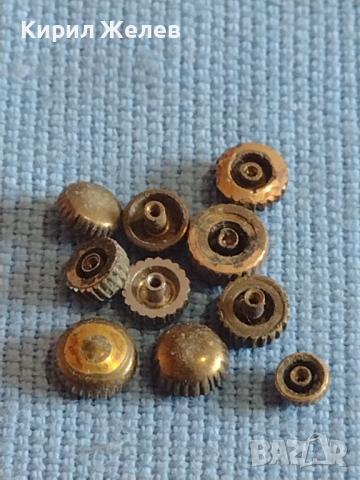 Лот части за часовници 10 броя стари редки за КОЛЕКЦИЯ ЧАСТИ 43551, снимка 2 - Антикварни и старинни предмети - 44835778