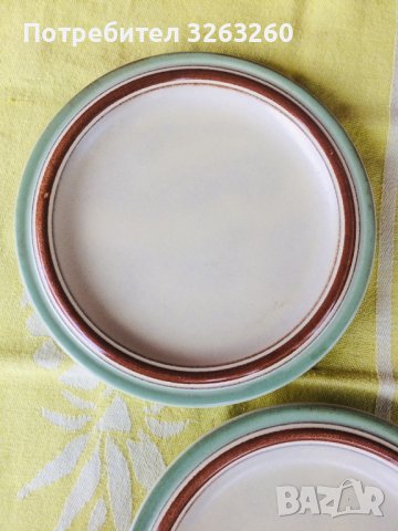 Ретро немски керамични чинии, снимка 4 - Чинии - 41247445