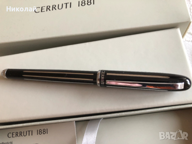 Метален ролер Cherruti 1881 в подаръчна кутия със сертификат + подарък ключодържател  Cherruti 1881, снимка 8 - Ученически пособия, канцеларски материали - 52788490