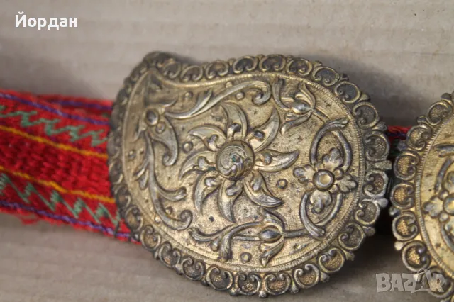 Възрожденски сребърни пафти с живачна позлата, снимка 3 - Антикварни и старинни предмети - 49546928