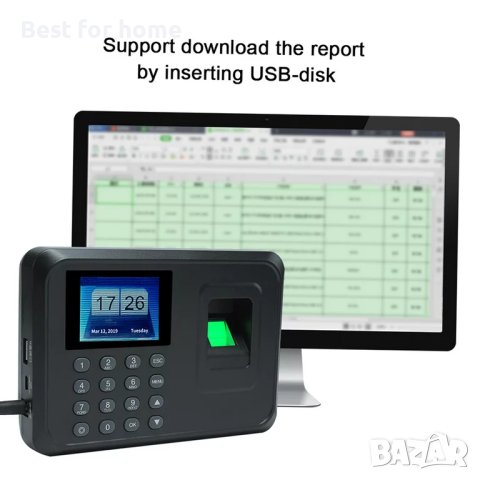 Биометрична машина за отчитане на работно време Модел 3149, снимка 15 - Обзавеждане за заведение - 41749279
