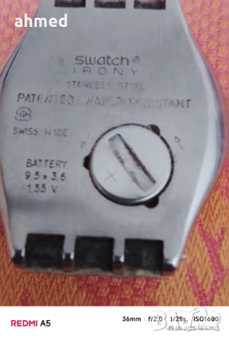 Красив часовникswatch ирони работи нова батри, снимка 5 - Мъжки - 51301628