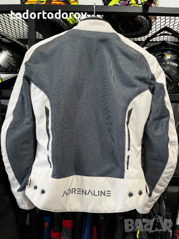 Дамско Текстилно мото яке ADRENALINE MESHTEC 2.0 GREY/WHITE 38 S-M 107.57 лв. / 55 €, снимка 6 - Аксесоари и консумативи - 53731396