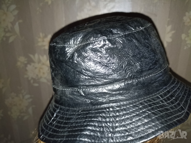Хип-хоп шапка тип идиотка от черен лак, снимка 3 - Шапки - 36084723