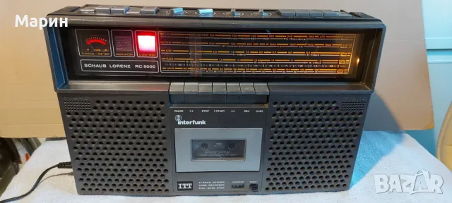 Винтидж касетофон, снимка 6 - Радиокасетофони, транзистори - 49799443