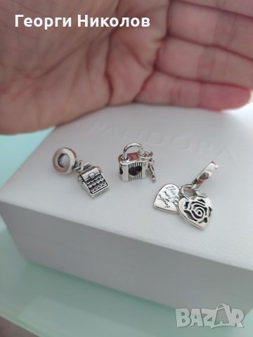 Сребърен оригинален талисман PANDORA s925ale, снимка 5 - Други - 35862698