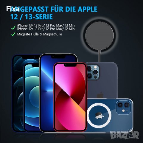 MagSafe безжично зарядно за автомобил “YLLZI”, снимка 3 - Безжични зарядни - 40130753