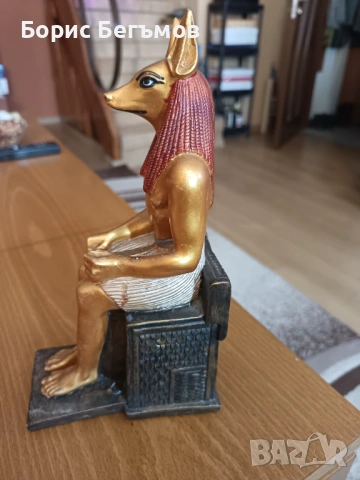 Анубис /Anubis Statue Egyptian Pharaoh, снимка 2 - Колекции - 53052715